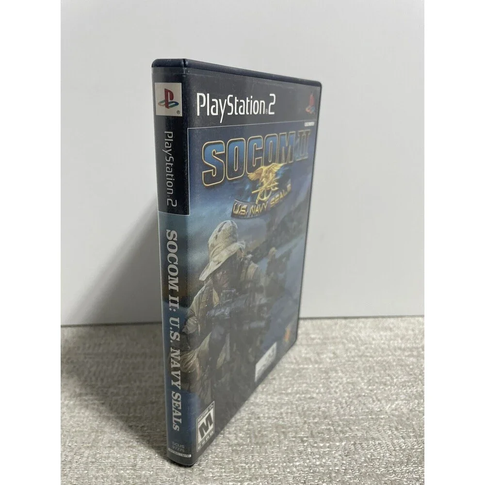 SOCOM II: U.S. Navy SEALs (Sony PlayStation 2, 2003) CIB Tested